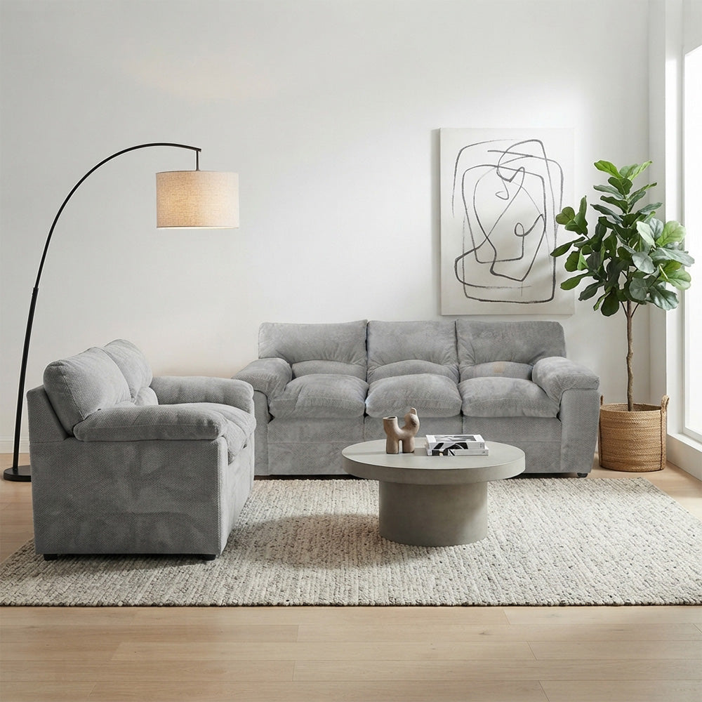 Sala Cosmo Con Sofá y Love Seat