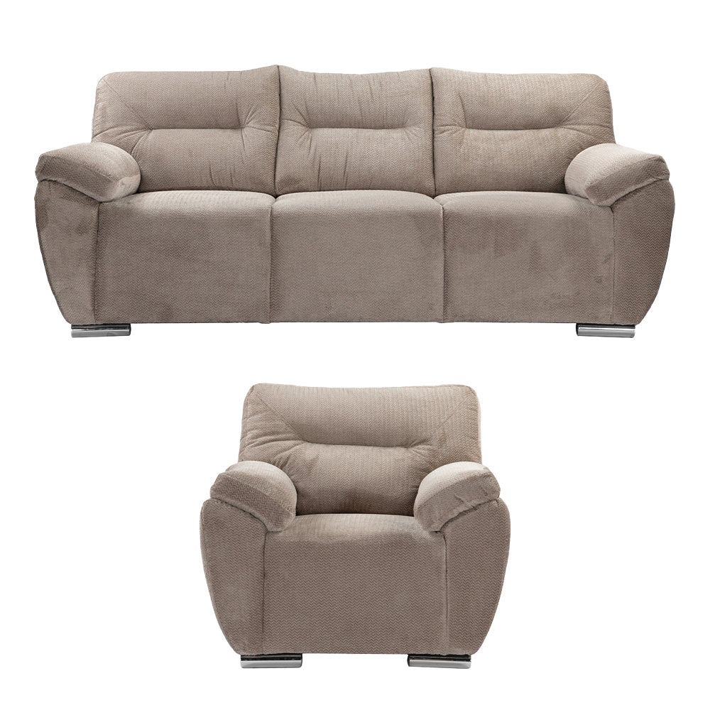 Sala Denver Con Sofá y Sillón