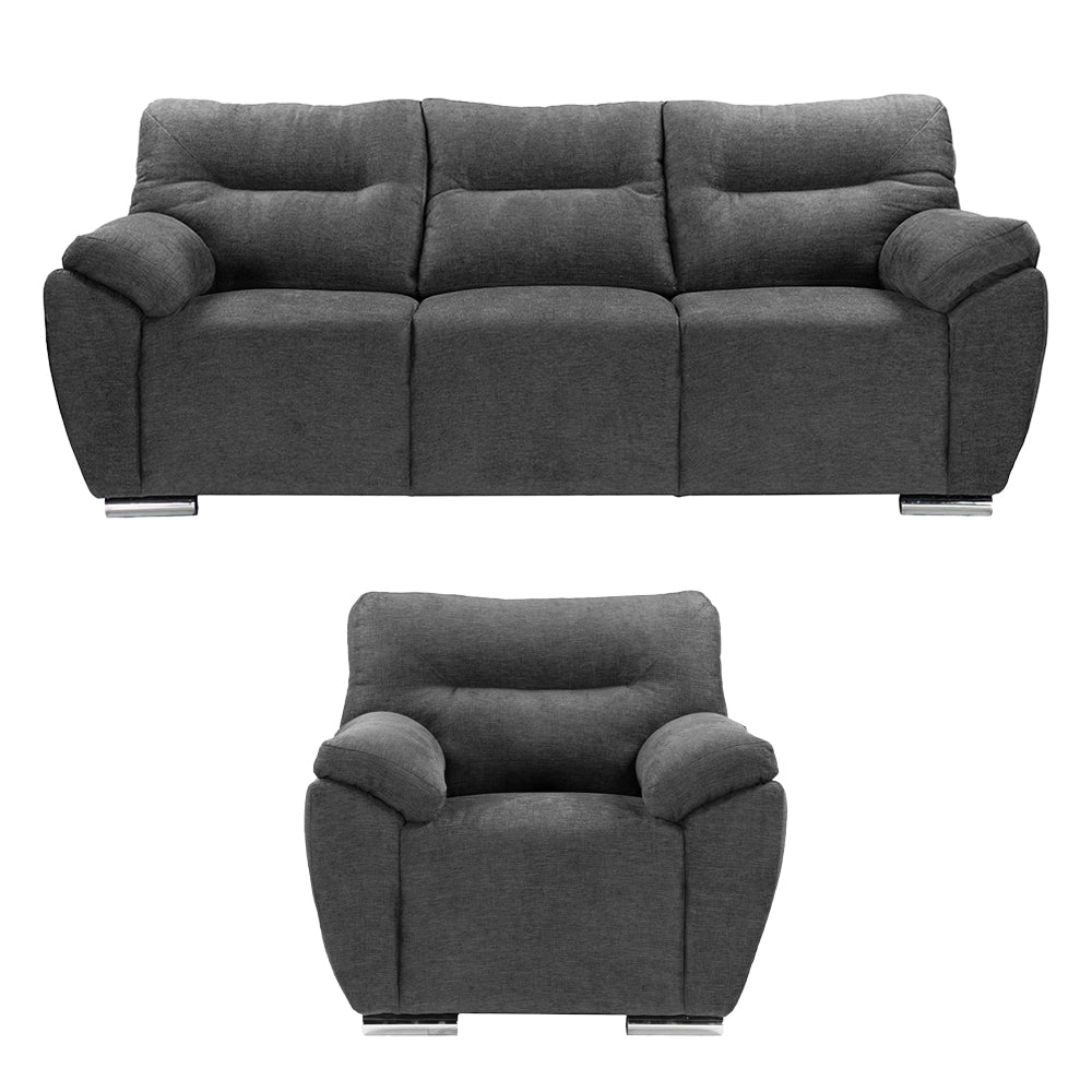 Sala Denver Con Sofá y Sillón