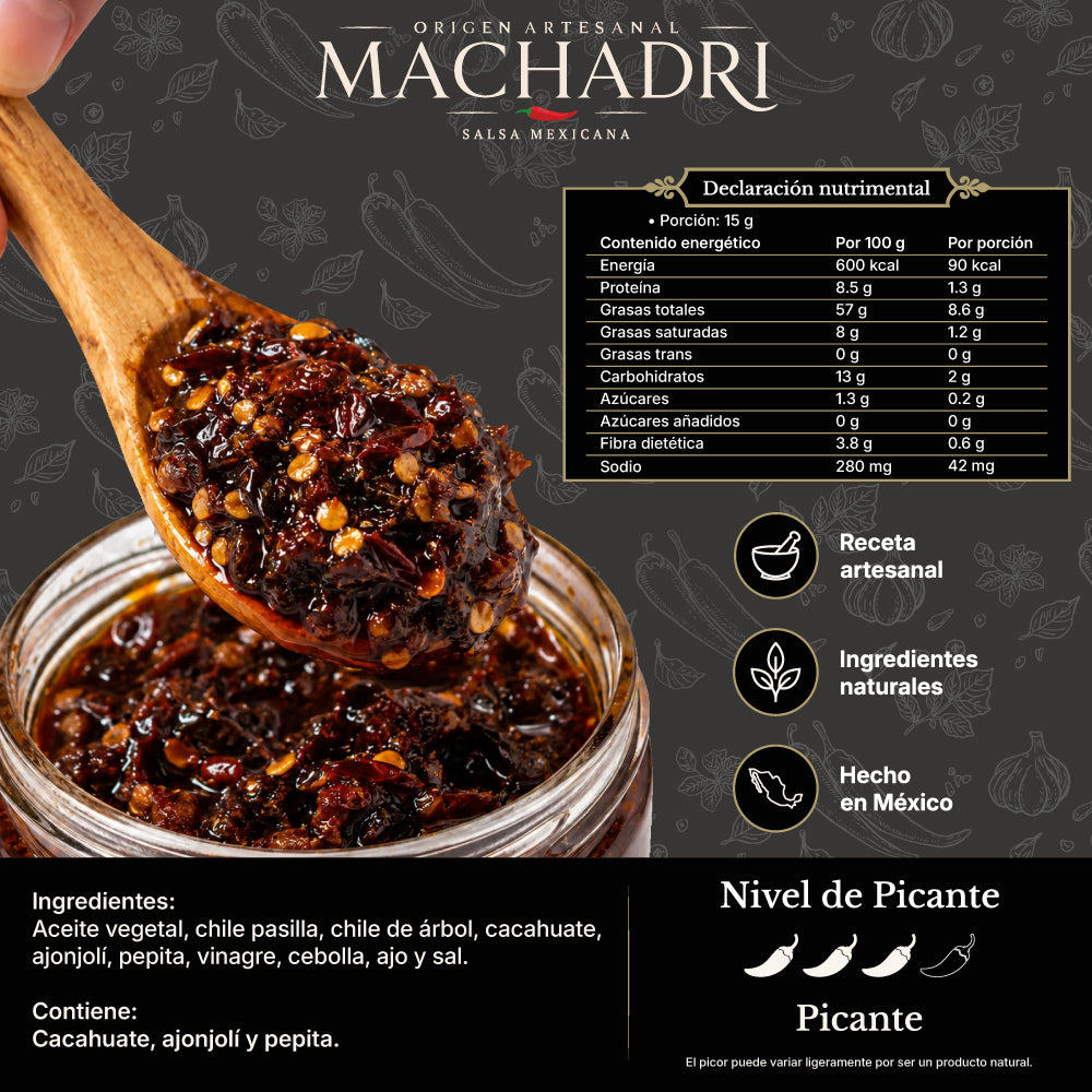 Salsa Machadri Mezcla de Chiles