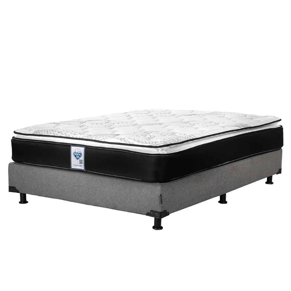 Colchón Spring Air Premier con Box con Ropa de Cama