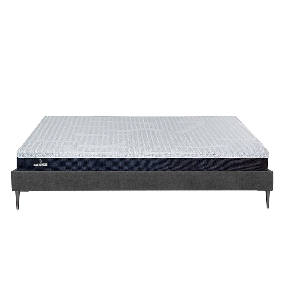 Colchón Spring Air Therapy con Base Slim con Ropa de Cama