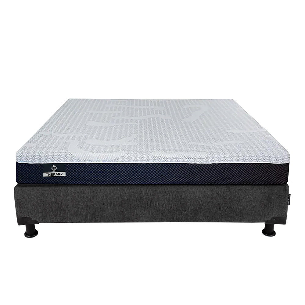 Colchón Spring Air Therapy con Box con Ropa de Cama