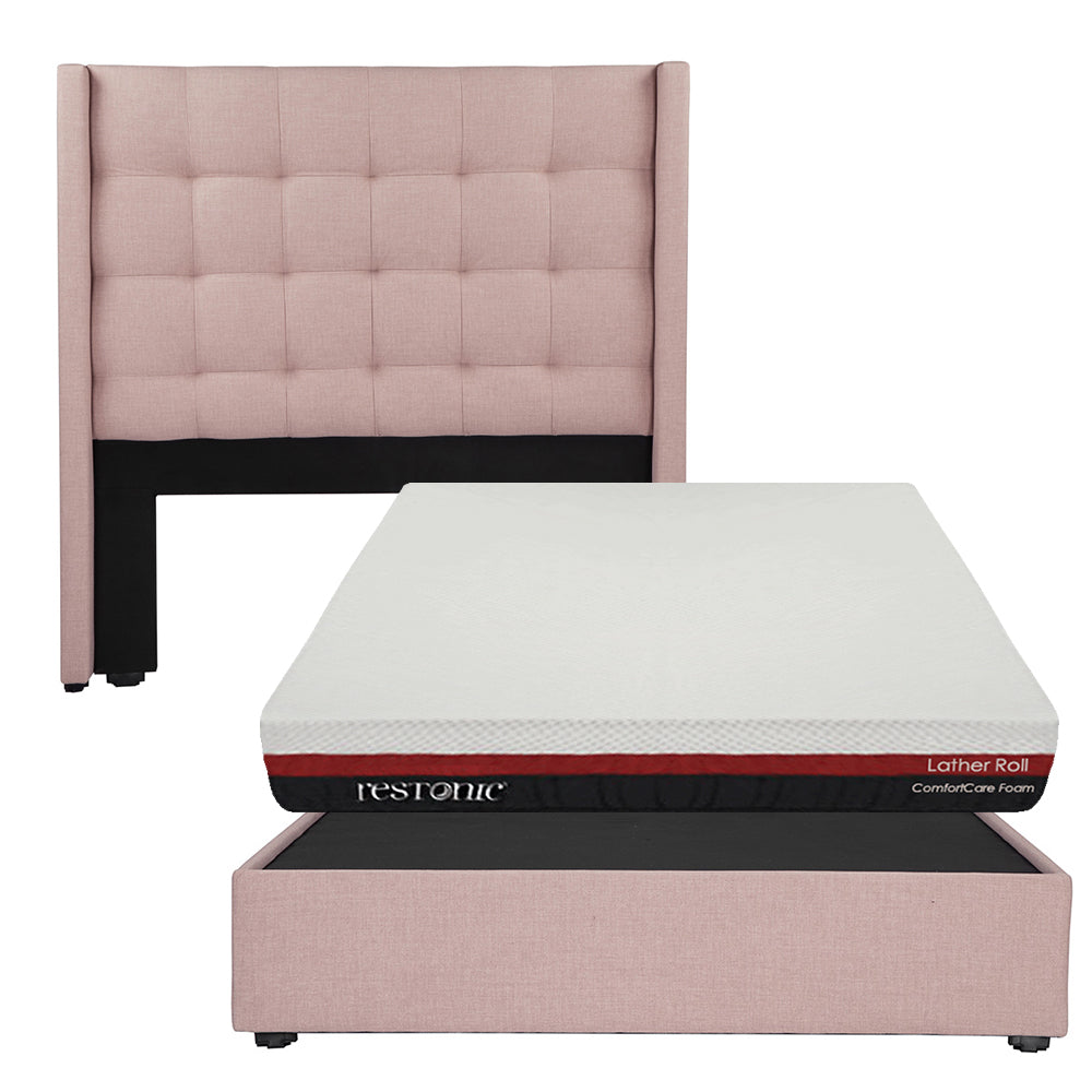 Cabecera Dicasa Titan con Base Cama con Colchón