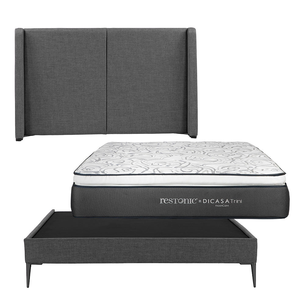 Cabecera Dicasa Milan con Base Slim con Colchón