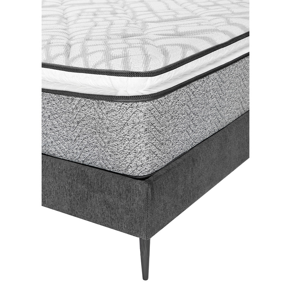 Colchón Restonic Vail con Base Slim con Ropa de Cama