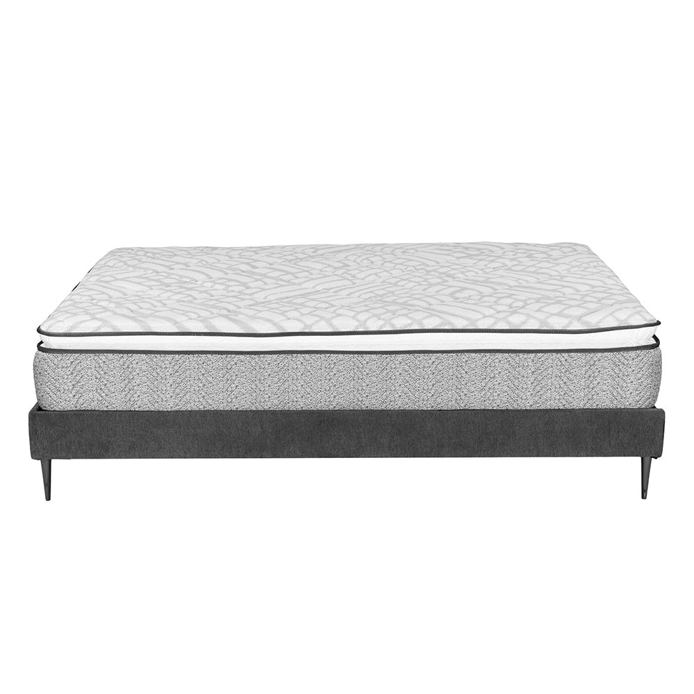 Colchón Restonic Vail con Base Slim con Ropa de Cama