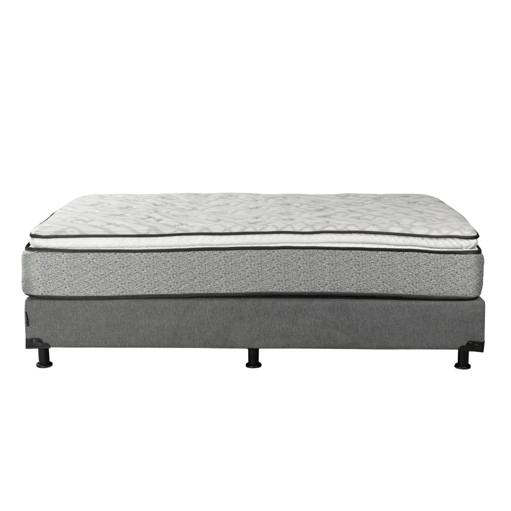 Colchón Restonic Vail con Box con Ropa de Cama