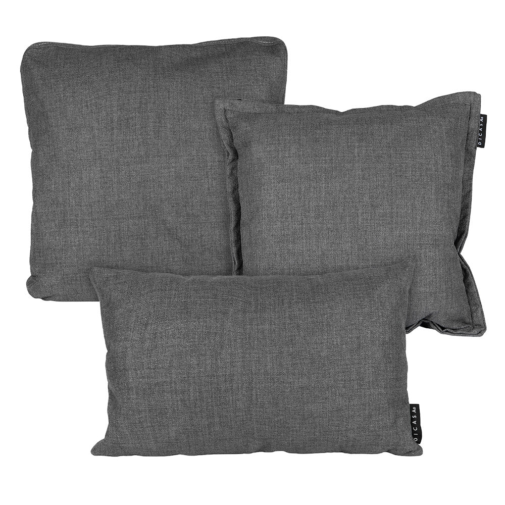 Set de 3 Cojines Dicasa Kappa, Zita y Delta