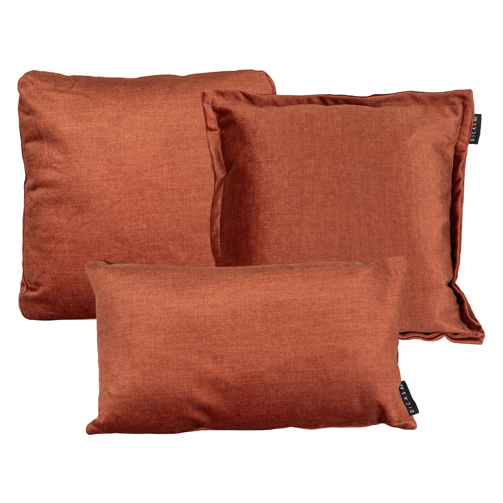 Set de 3 Cojines Dicasa Kappa, Zita y Delta