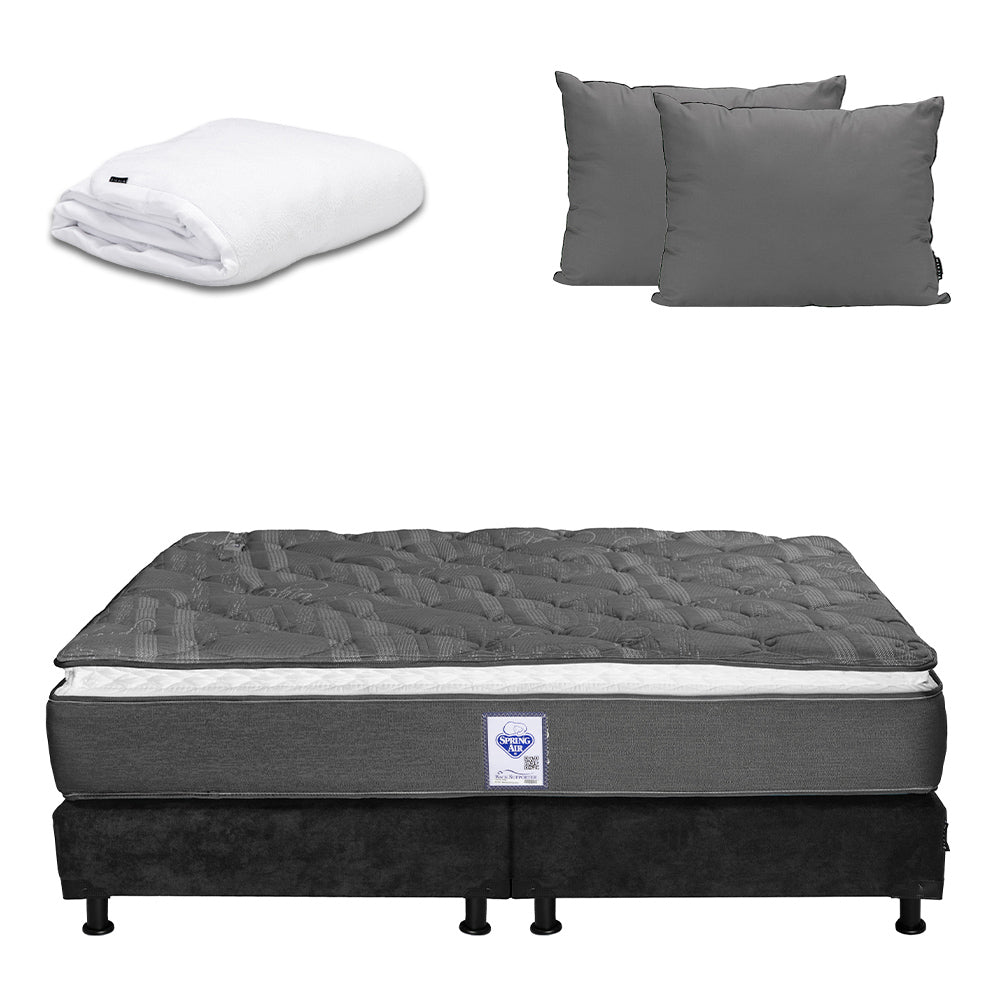 Colchón Dicasa Aries con Box con Ropa de Cama