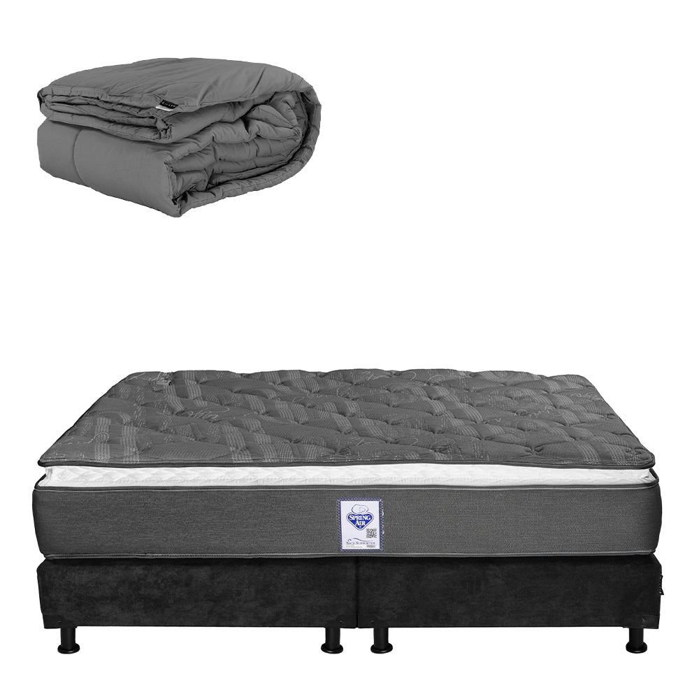 Colchón Dicasa Aries con Box con Ropa de Cama