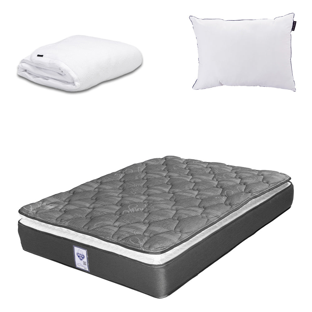 Colchón Spring Air Aries con Ropa de Cama
