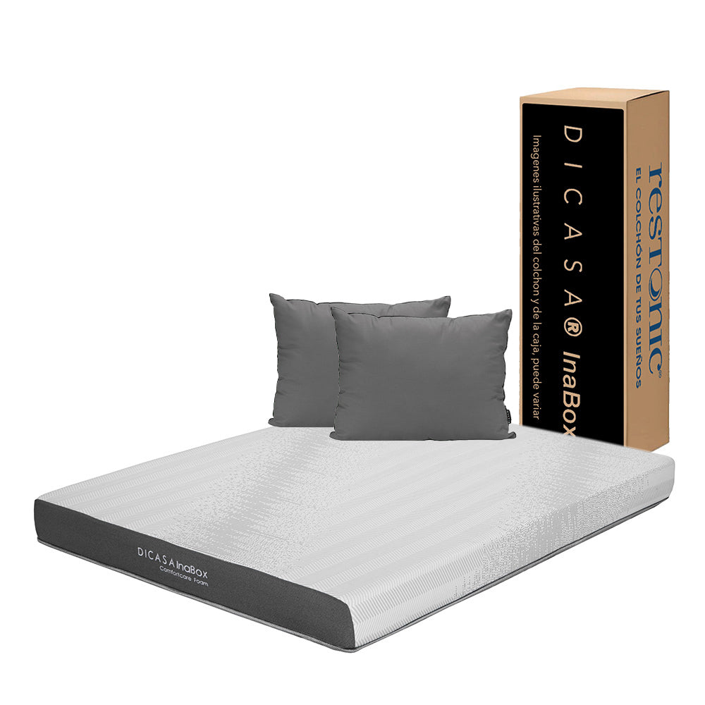 Colchón Dicasa InaBox con Ropa de Cama