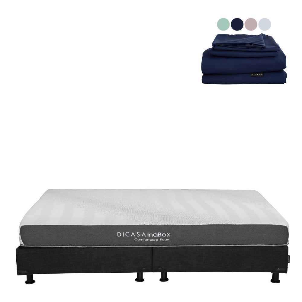 Colchón en caja Dicasa InaBox con Box con Ropa de Cama