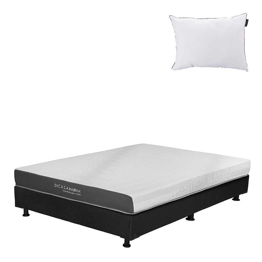 Colchón en caja Dicasa InaBox con Box con Ropa de Cama