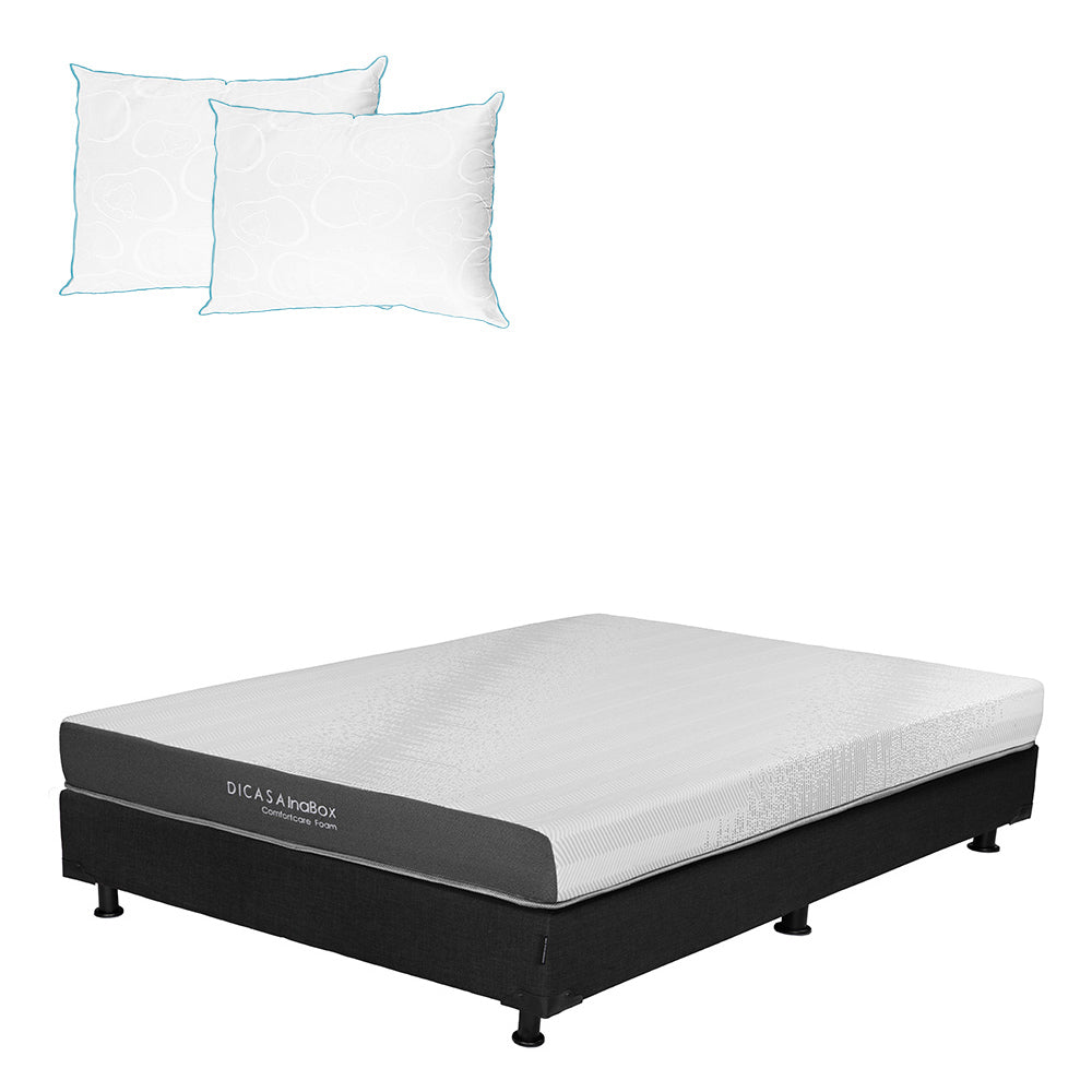 Colchón en caja Dicasa InaBox con Box con Ropa de Cama