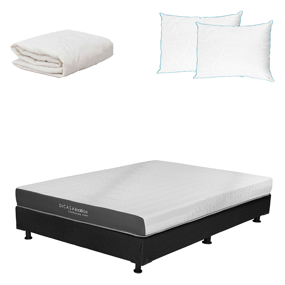 Colchón en caja Dicasa InaBox con Box con Ropa de Cama