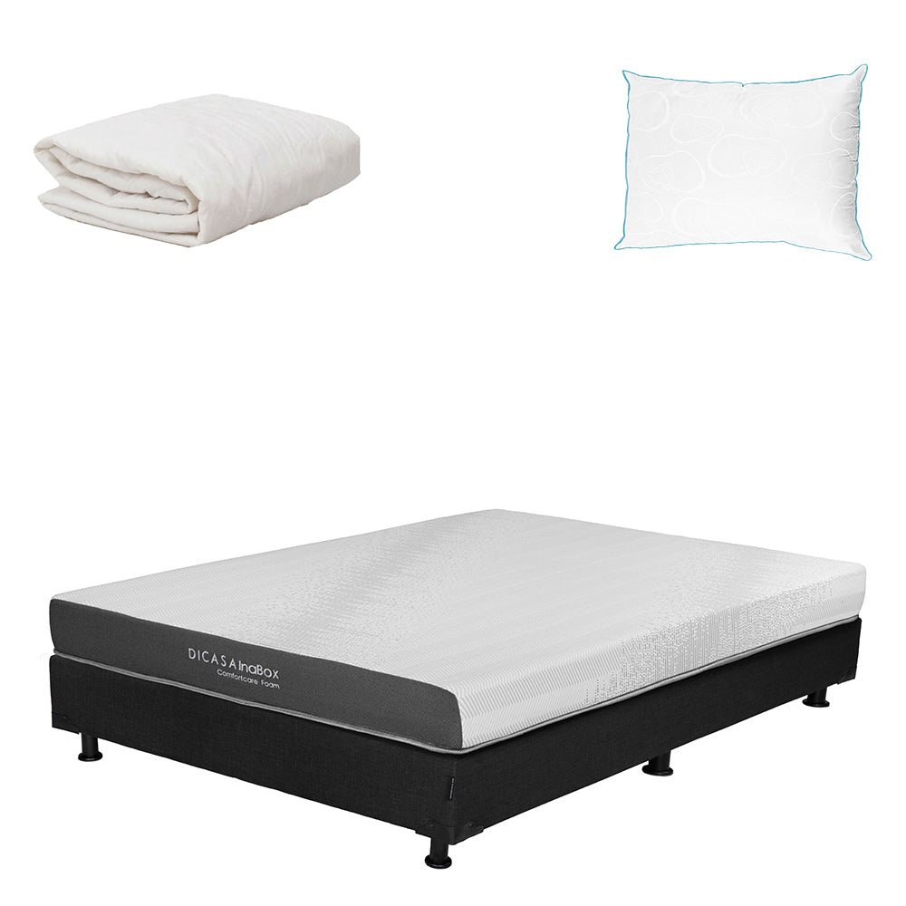 Colchón en caja Dicasa InaBox con Box con Ropa de Cama