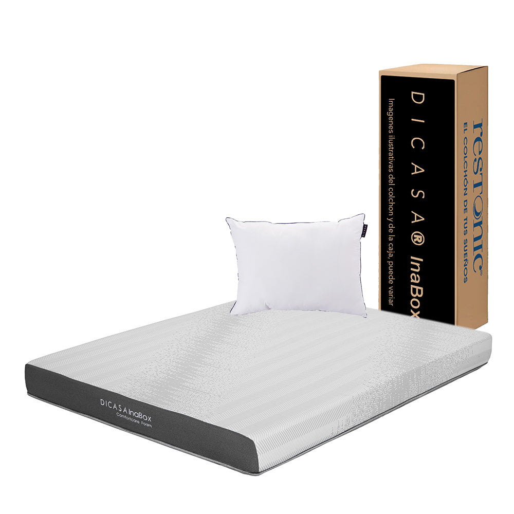 Colchón Dicasa InaBox con Ropa de Cama