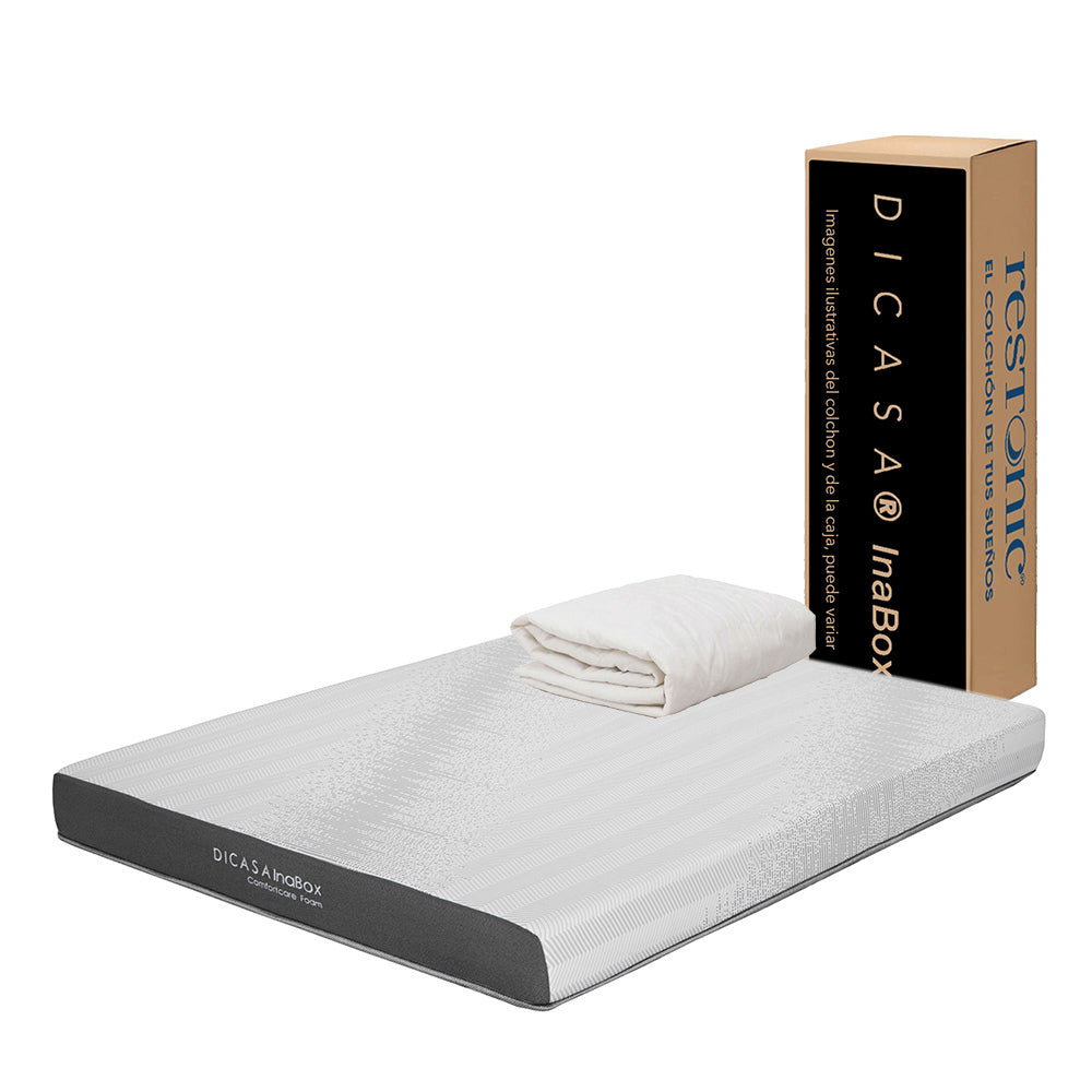 Colchón Dicasa InaBox con Ropa de Cama