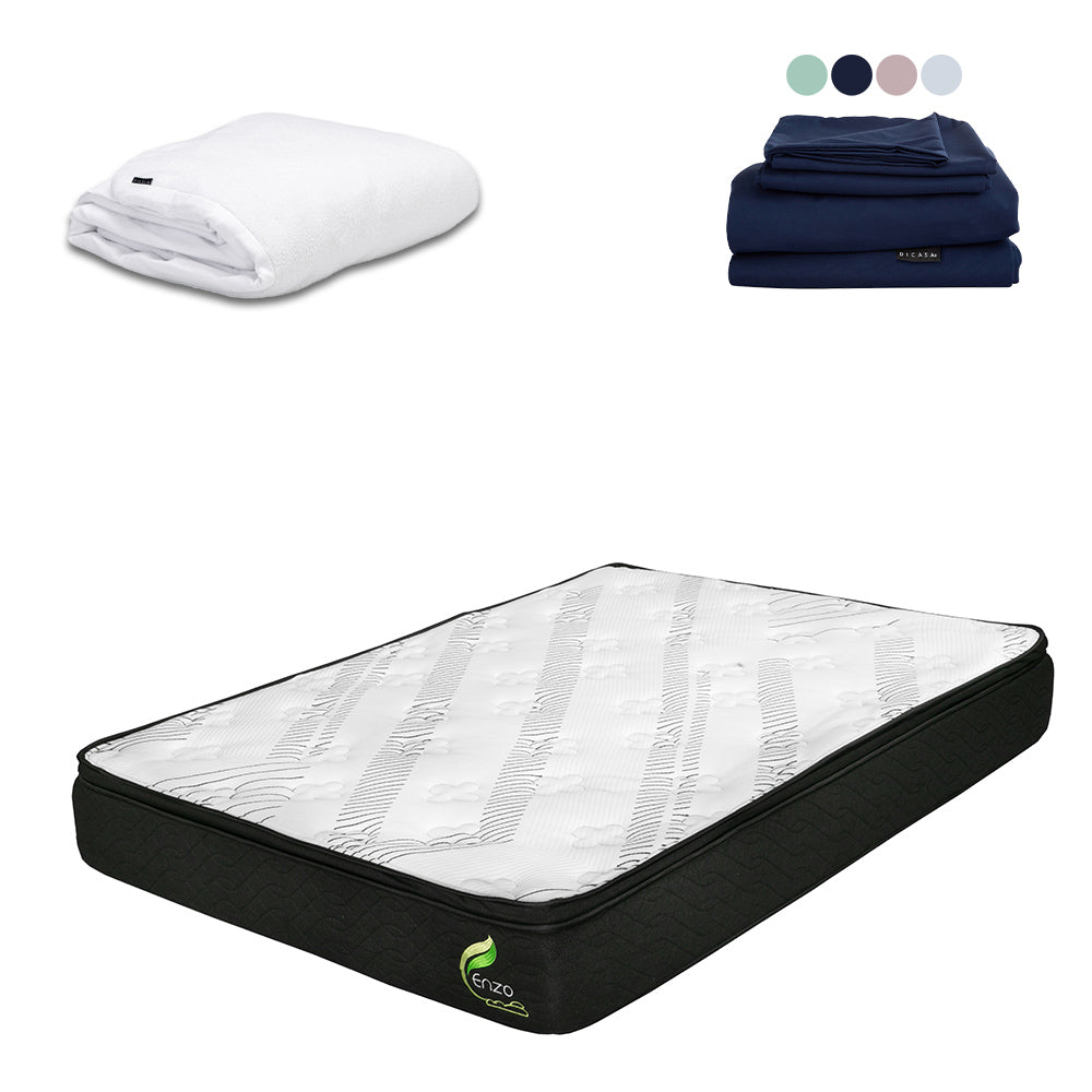 Colchón Dicasa Enzo con Ropa de Cama