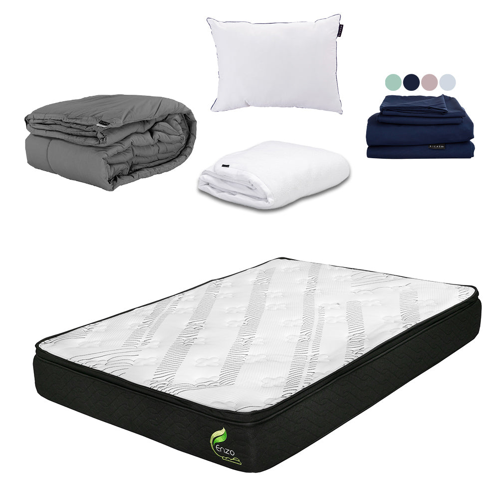Colchón Dicasa Enzo con Ropa de Cama