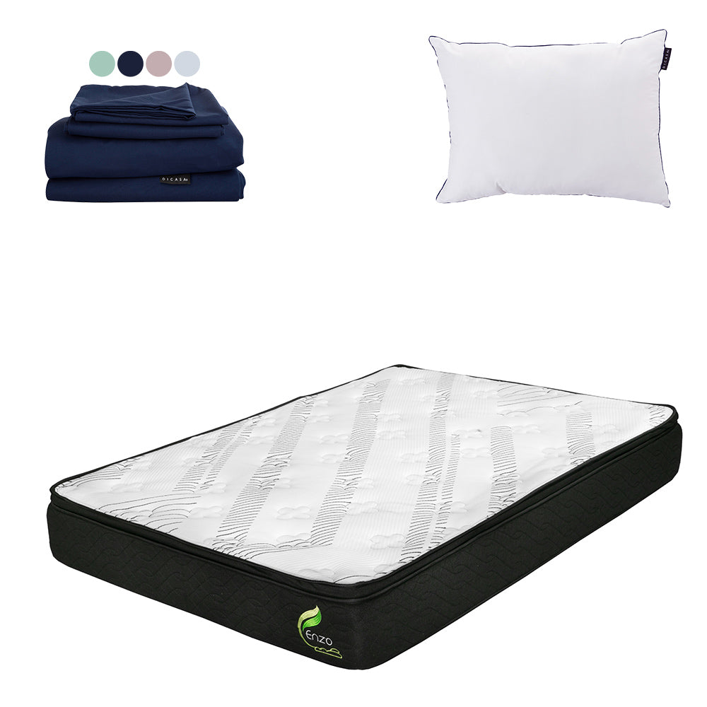 Colchón Dicasa Enzo con Ropa de Cama