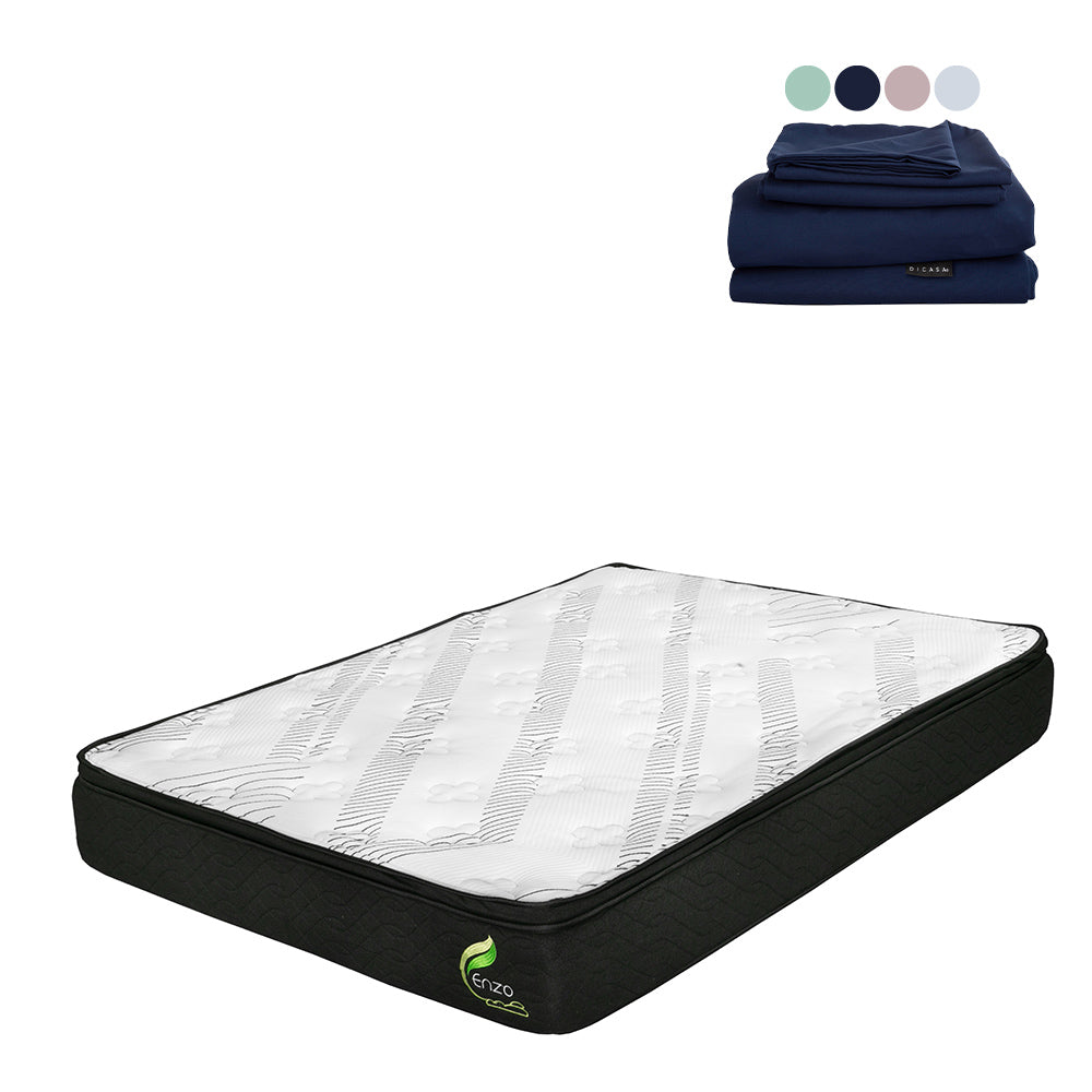 Colchón Dicasa Enzo con Ropa de Cama