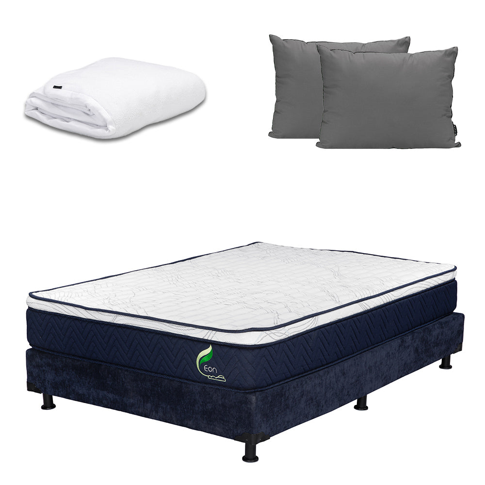 Colchón Dicasa Eon con Box con Ropa de Cama