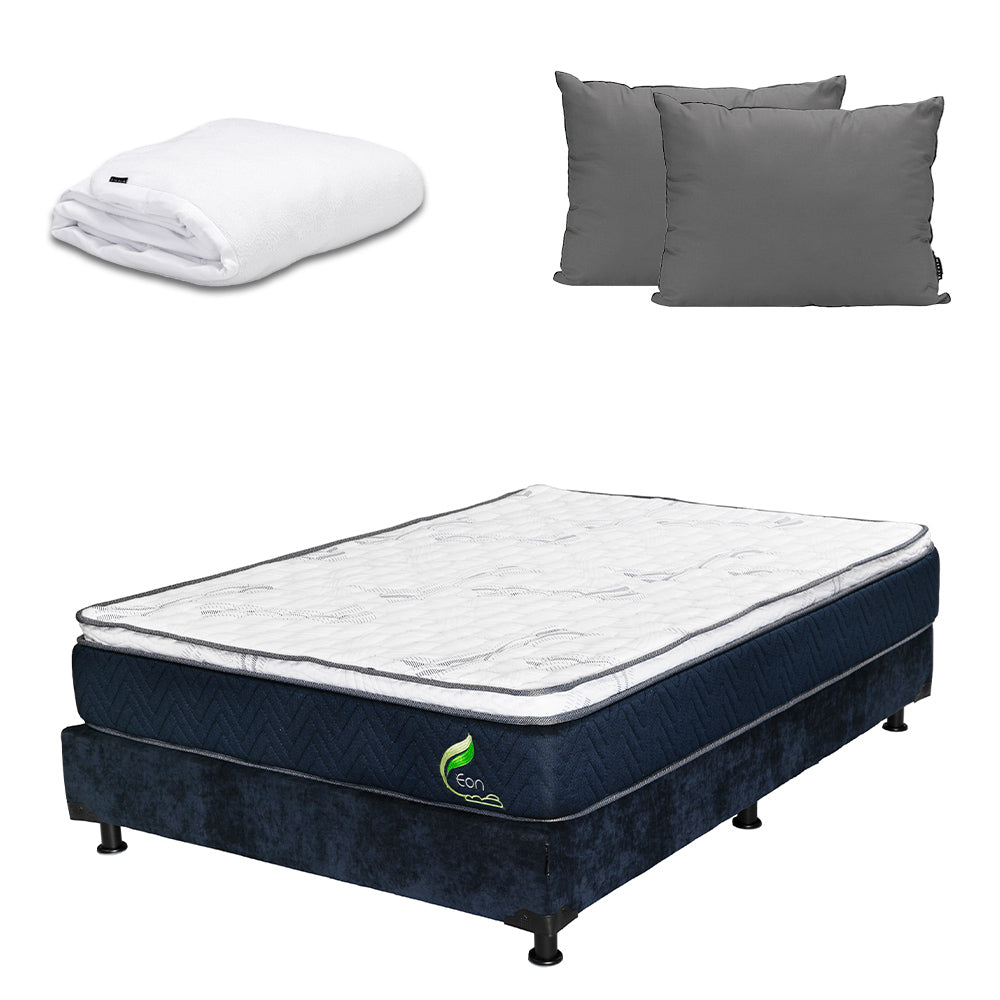 Colchón Dicasa Eon con Box con Ropa de Cama