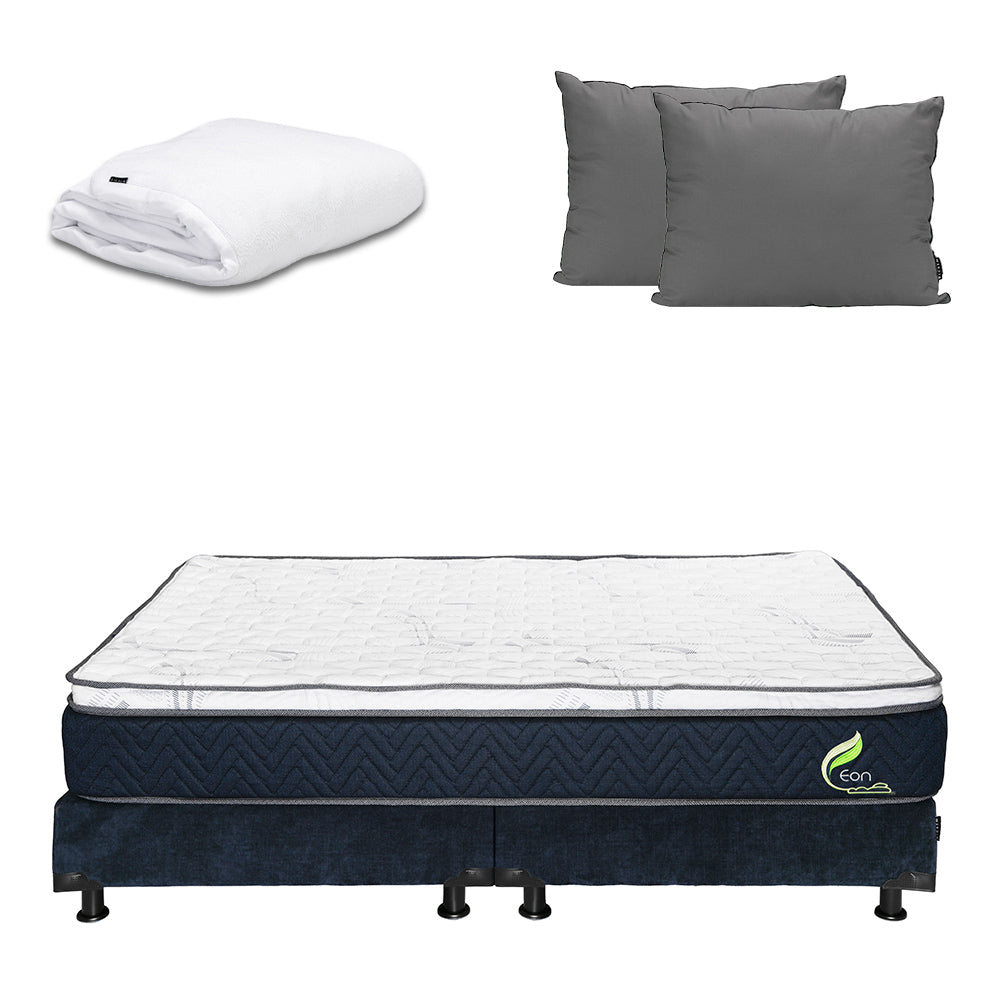 Colchón Dicasa Eon con Box con Ropa de Cama