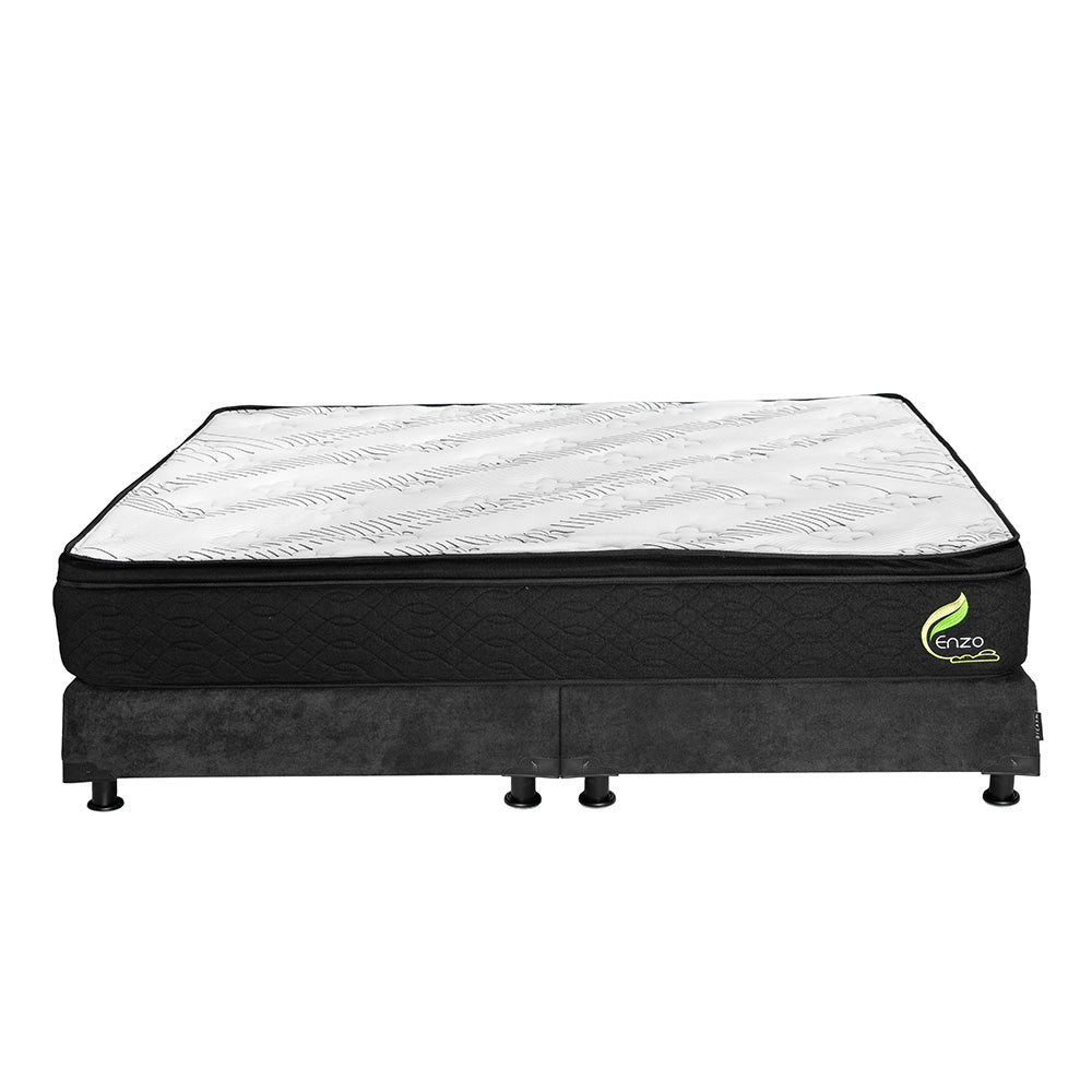 Colchón Dicasa Enzo con Box con Ropa de Cama