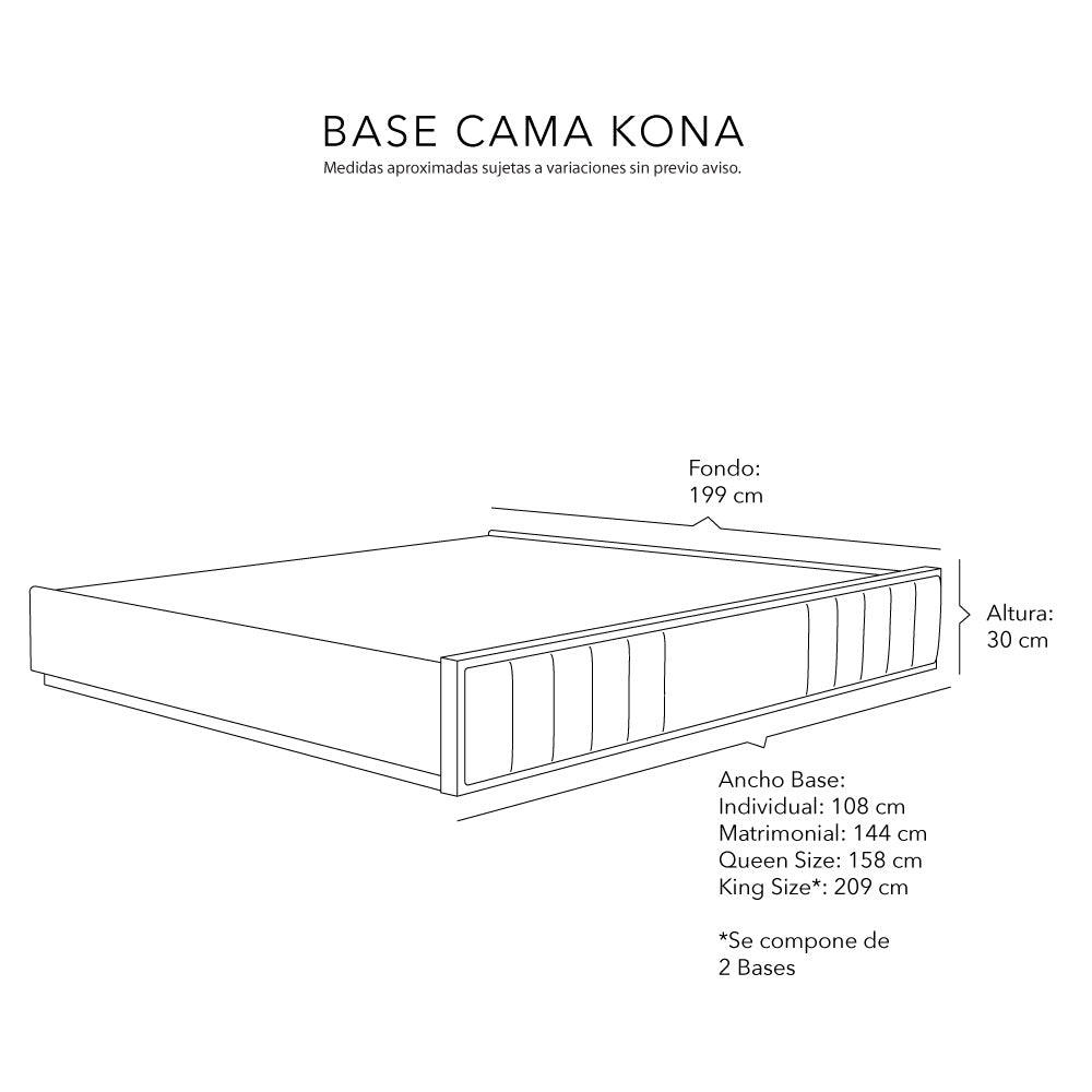 Base Cama Dicasa Konna