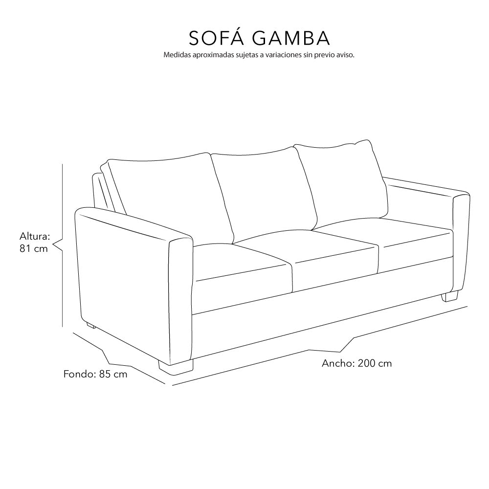 Sofá Dicasa Gamba Outlet