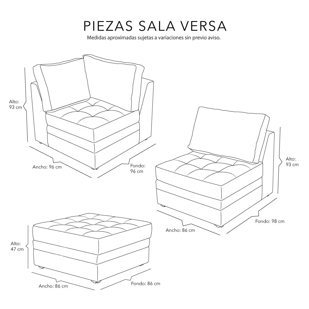 Sala Modular Completa Dicasa Versa