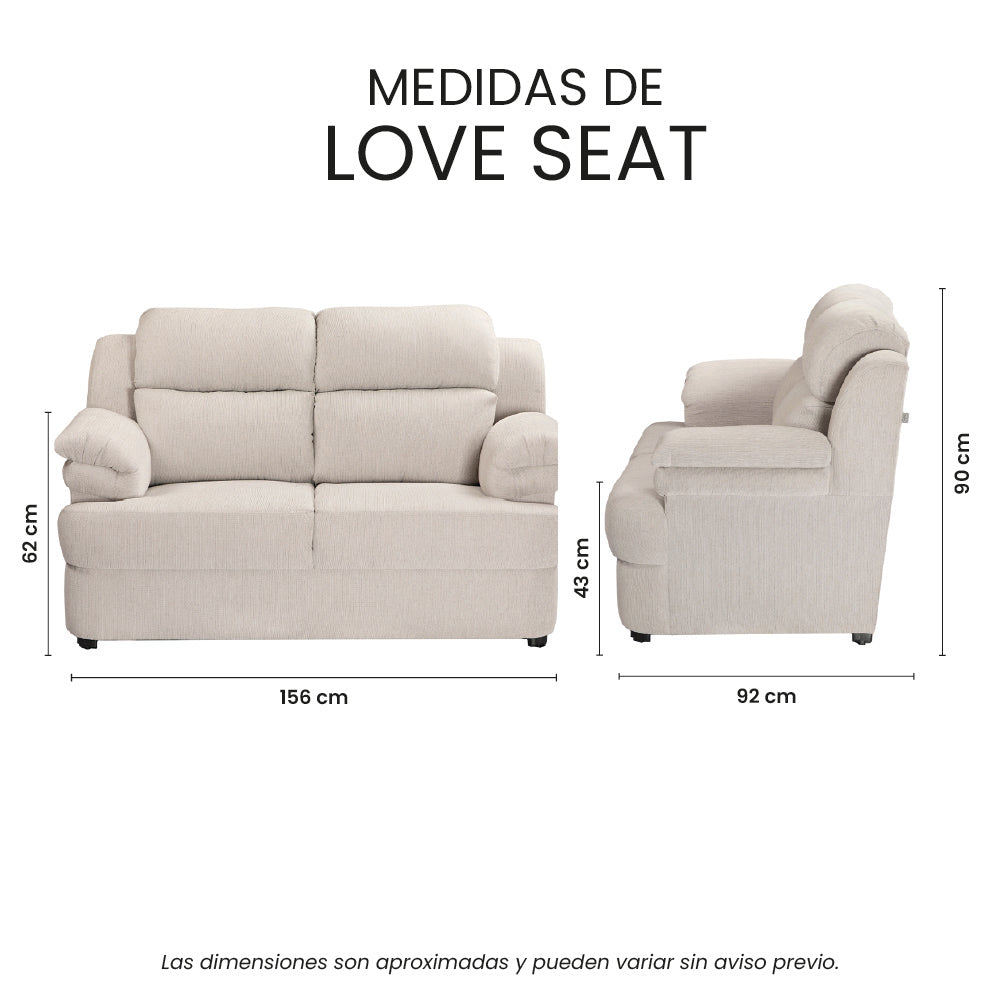 Sala Kendra Con Love Seat