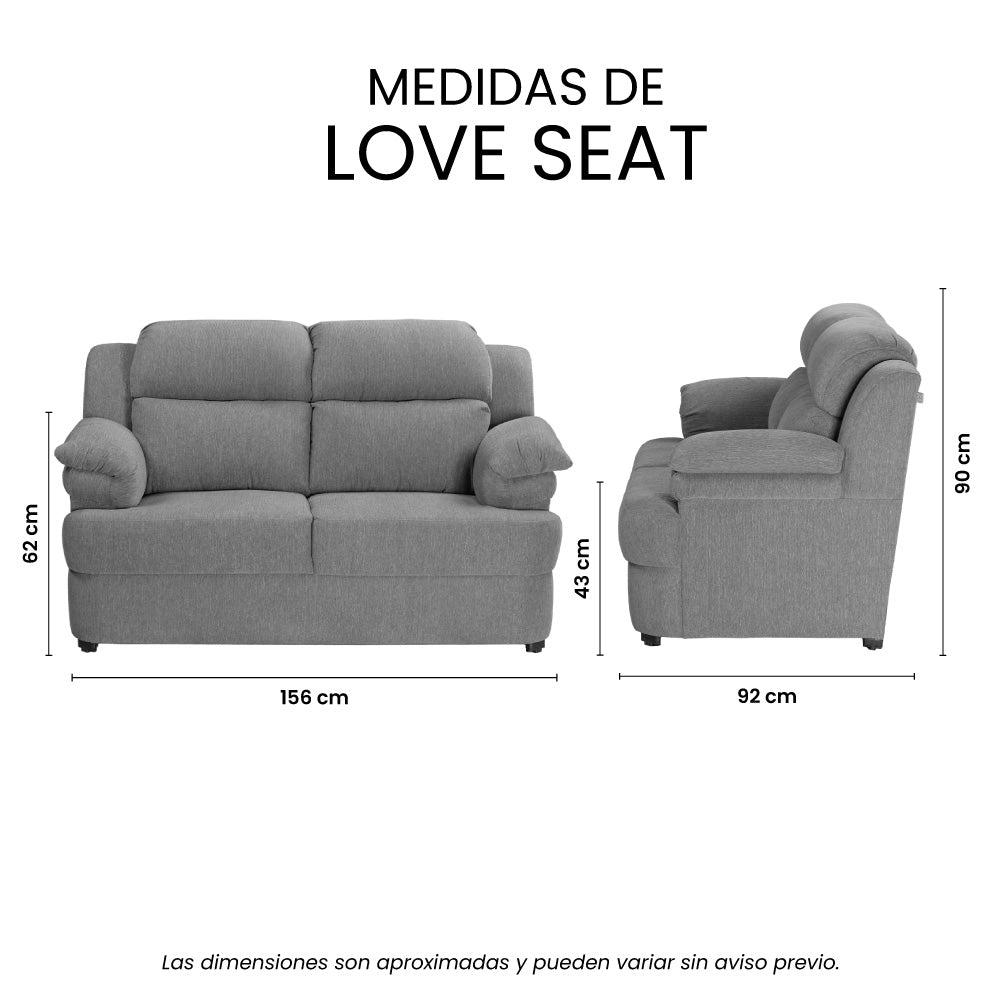 Sala Kendra Con Love Seat