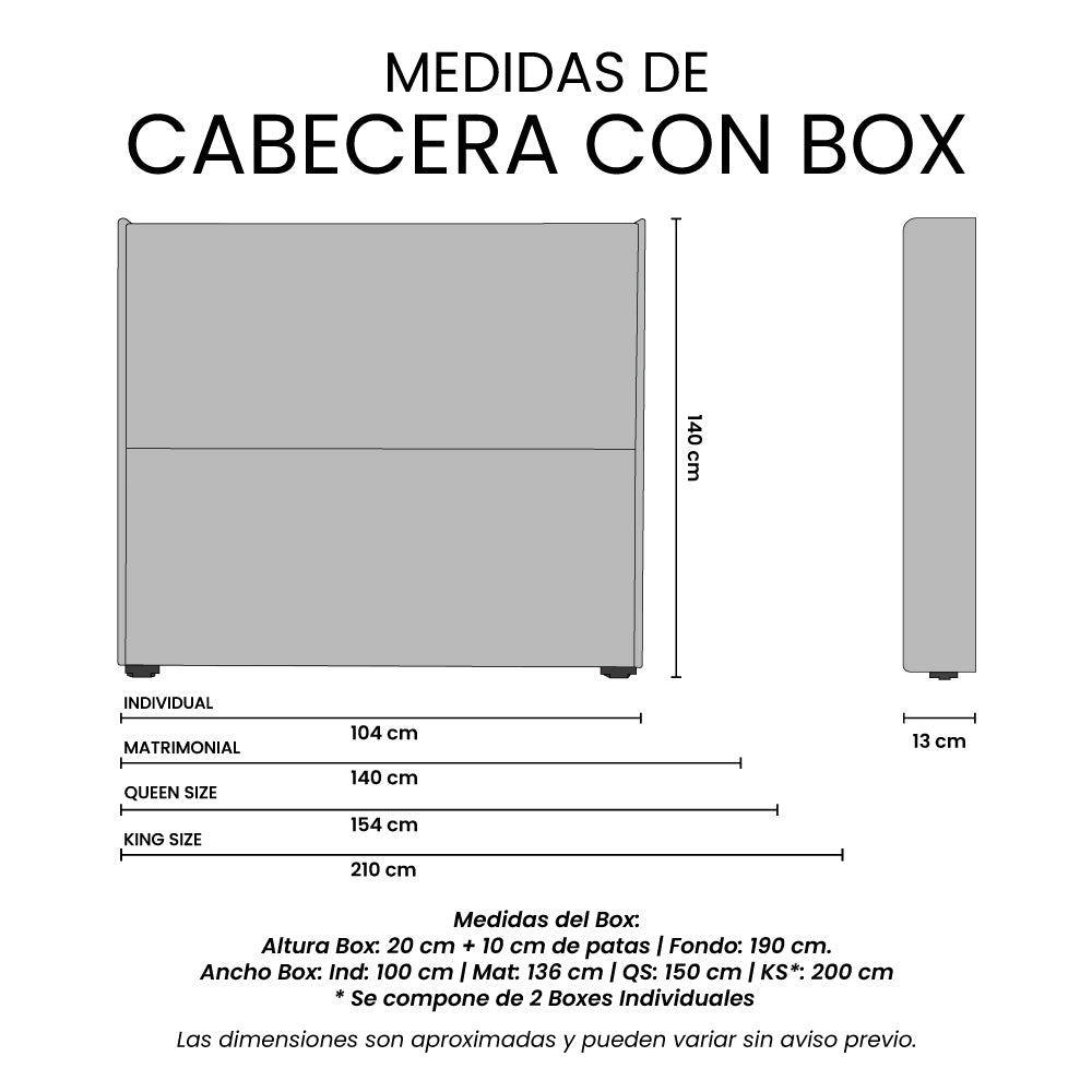 Cabecera Slip con Box