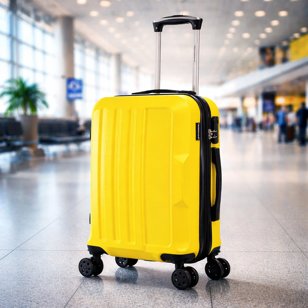 Maleta de Mano Rígida 6003 Expandible 10Kg | Con Ruedas 360° – Ideal para Viaje y Cabina