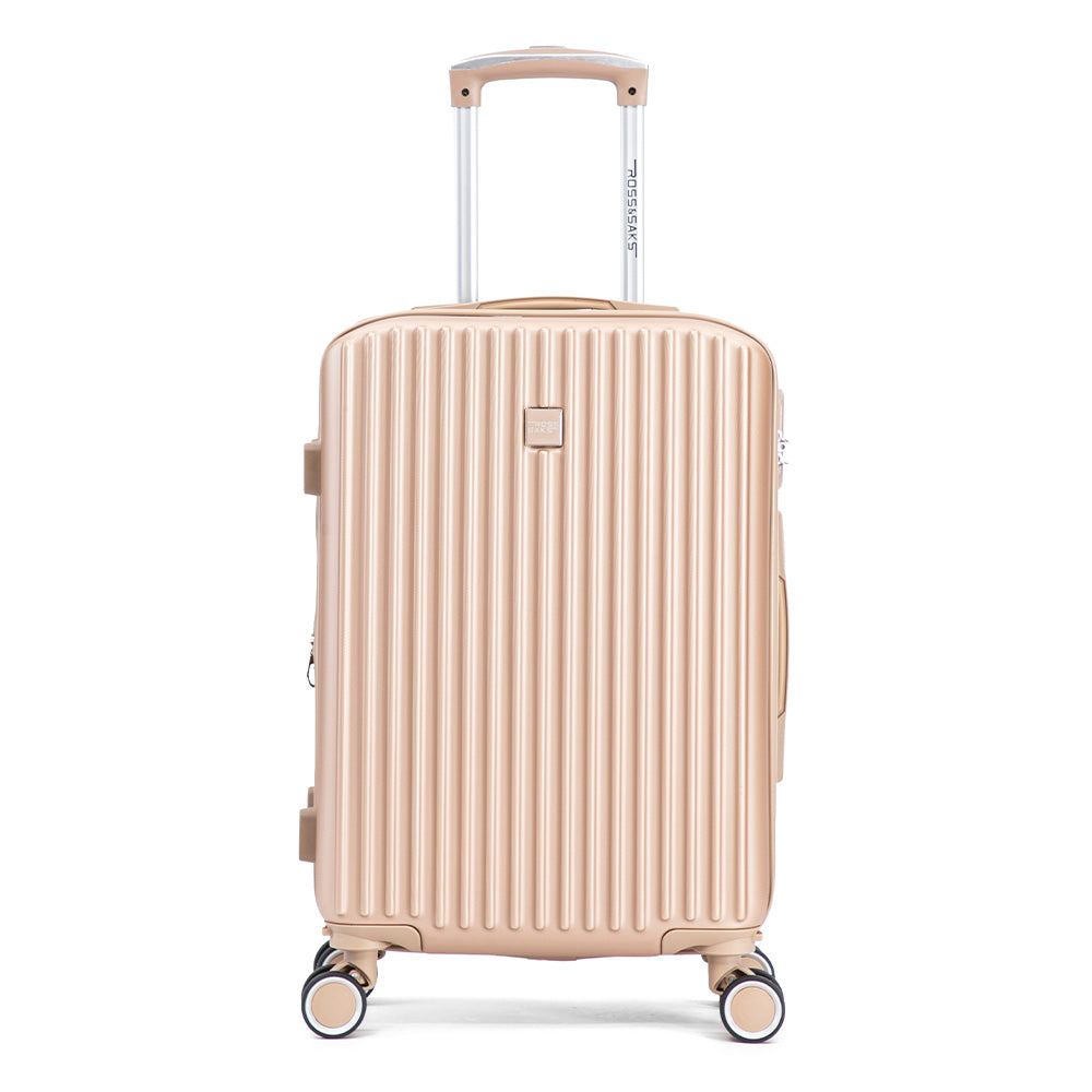 Maleta de Mano Rígida 6021 Expandible 10Kg | Con Ruedas 360° y Forro Impermeable – Ideal para Viaje y Cabina