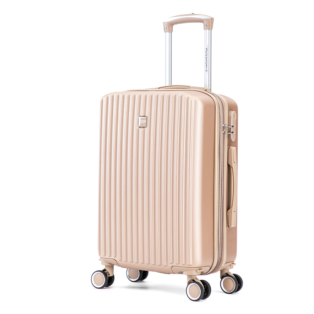 Maleta de Mano Rígida 6021 Expandible 10Kg | Con Ruedas 360° y Forro Impermeable – Ideal para Viaje y Cabina
