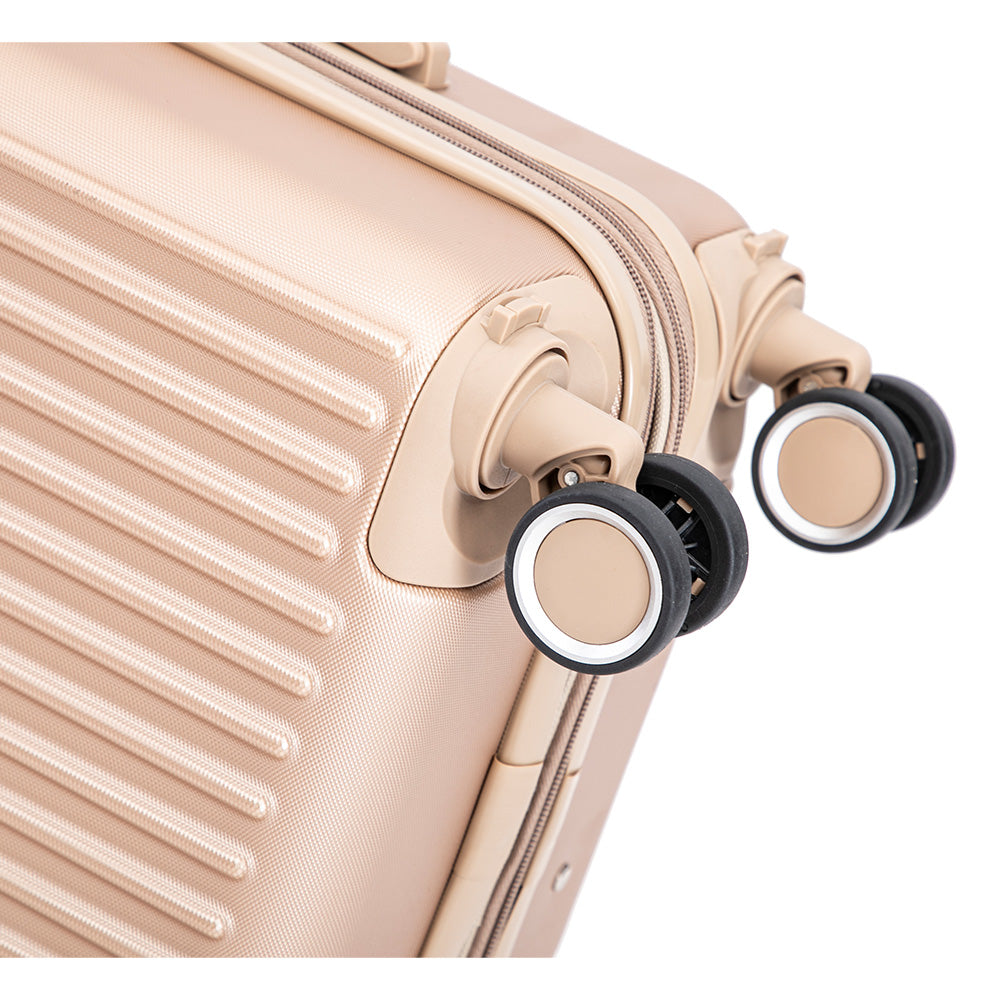 Maleta de Mano Rígida 6021 Expandible 10Kg | Con Ruedas 360° y Forro Impermeable – Ideal para Viaje y Cabina
