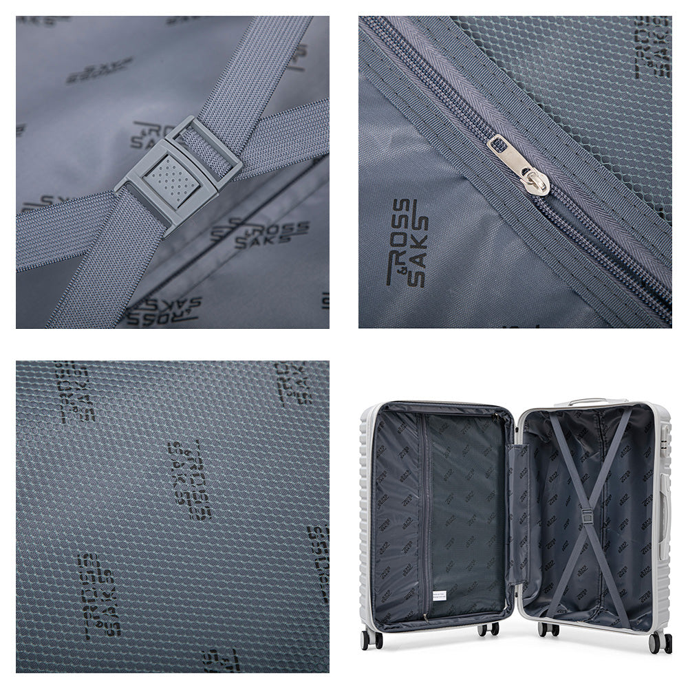 Set de 4 Maletas de Viaje Expandible Nomada | Con Ruedas 360° – Candado con combinación y mango ajustable