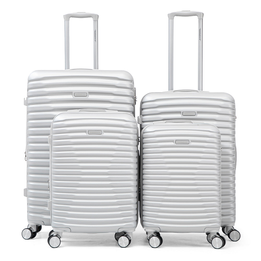 Set de 4 Maletas de Viaje Expandible Nomada | Con Ruedas 360° – Candado con combinación y mango ajustable