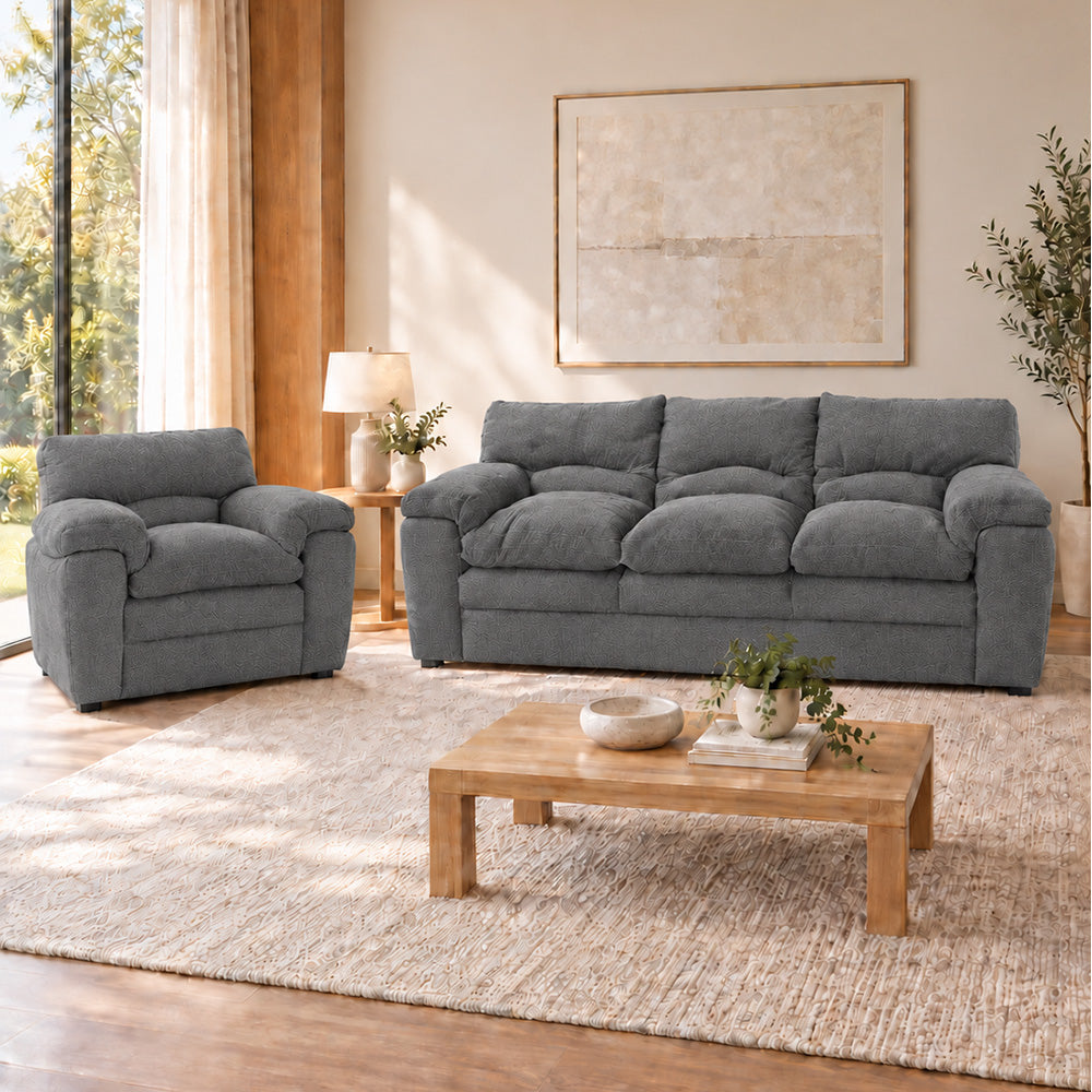 Sala Cosmo Con Sofá y Sillón