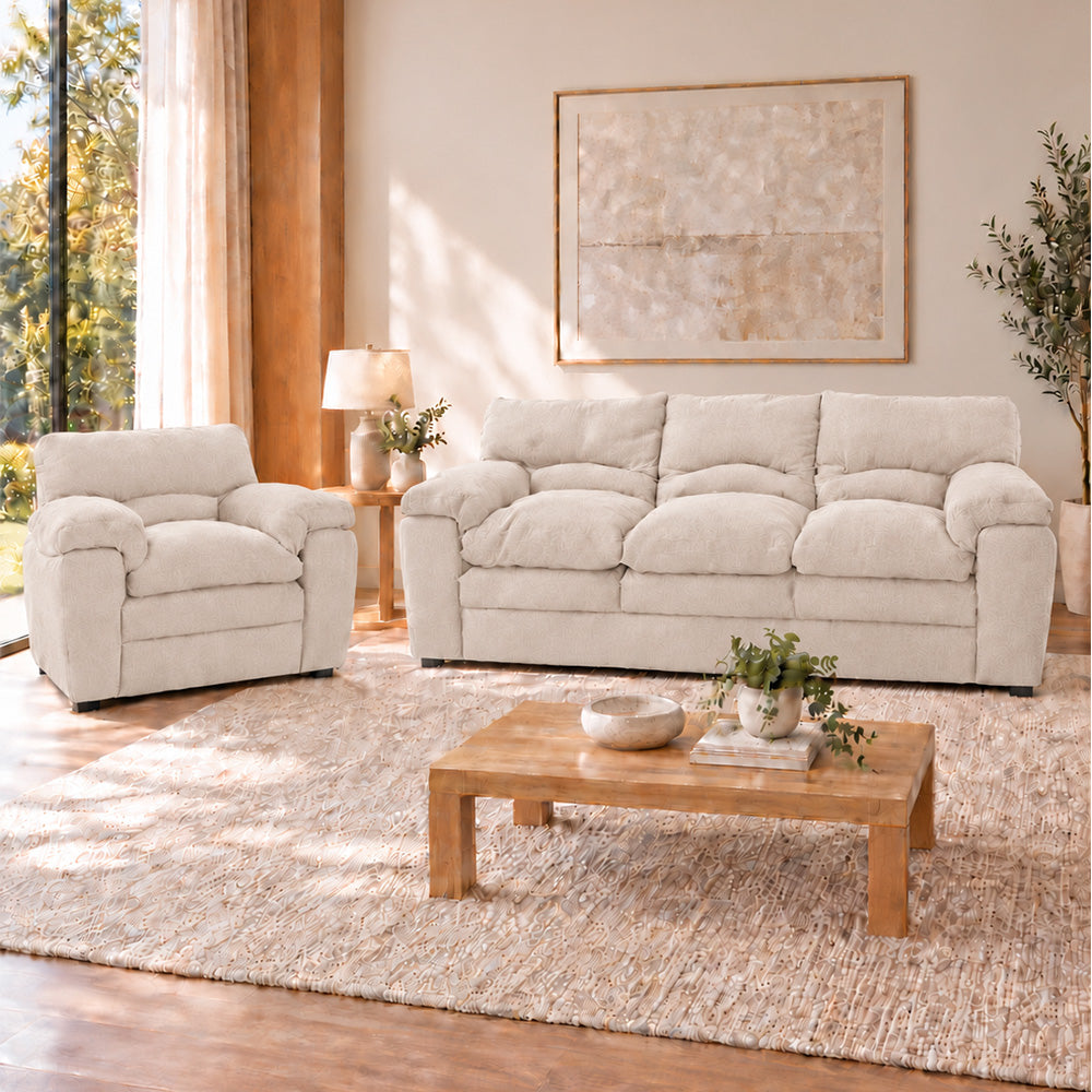 Sala Cosmo Con Sofá y Sillón