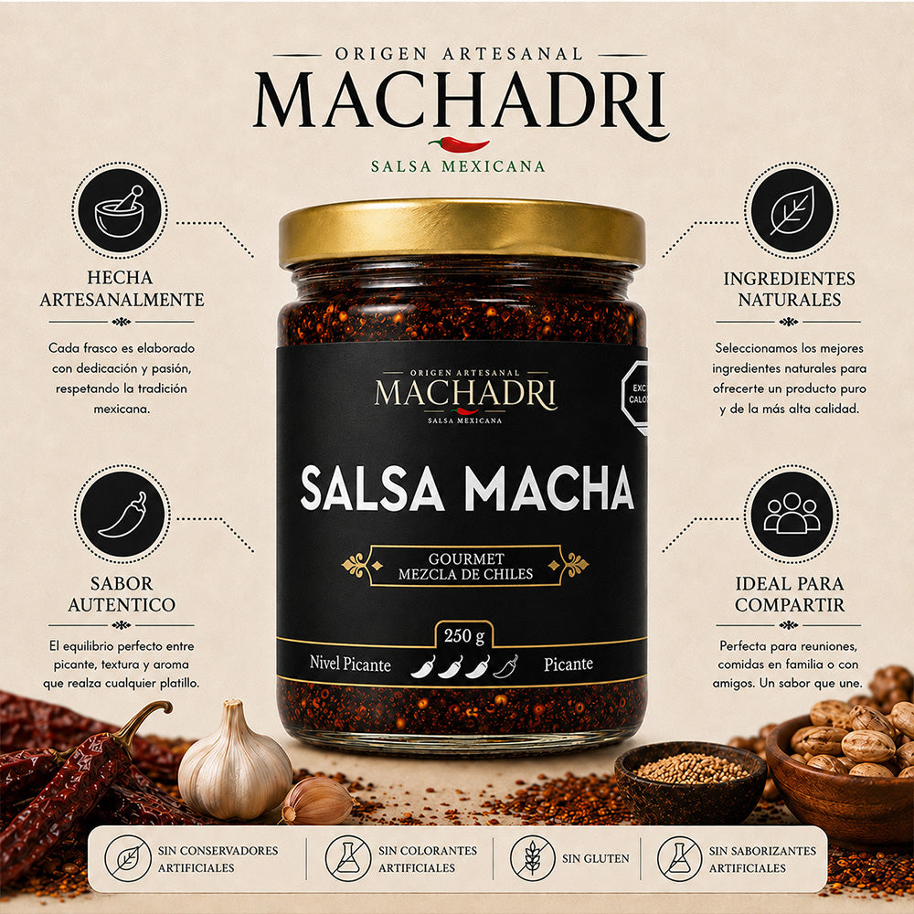 Salsa Machadri Mezcla de Chiles