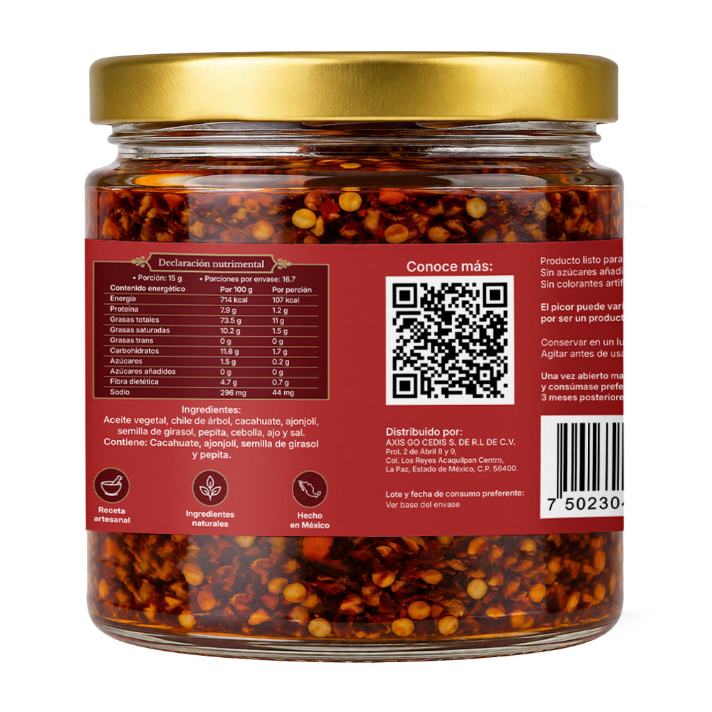 Salsa Machadri Chile de Árbol
